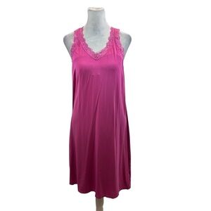 Ladies Fleur’t Brand Pink‎ Chemise Nightgown Size XL
